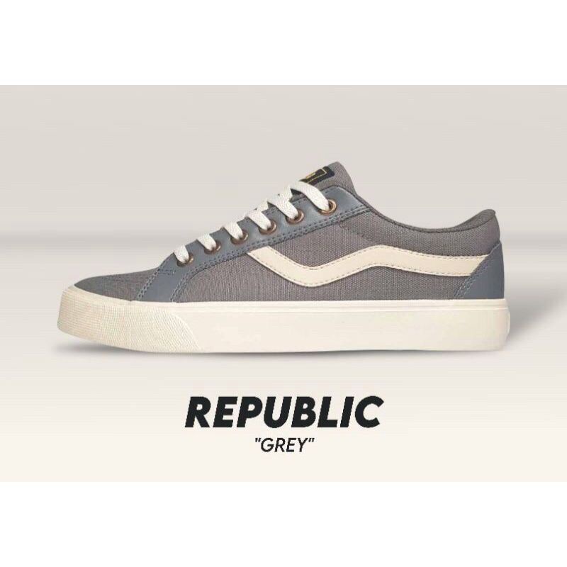 VENTELA REPUBLIK ORIGINAL NEW BLACK NATURAL WHITE NAVY CREAM [ Vantela Original]