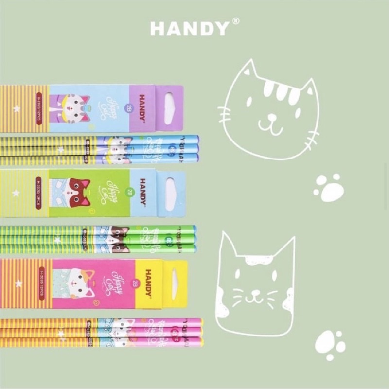 

Pensil 2B Pensil Handy Cat isi 1 pak Kuat Kualitasnya
