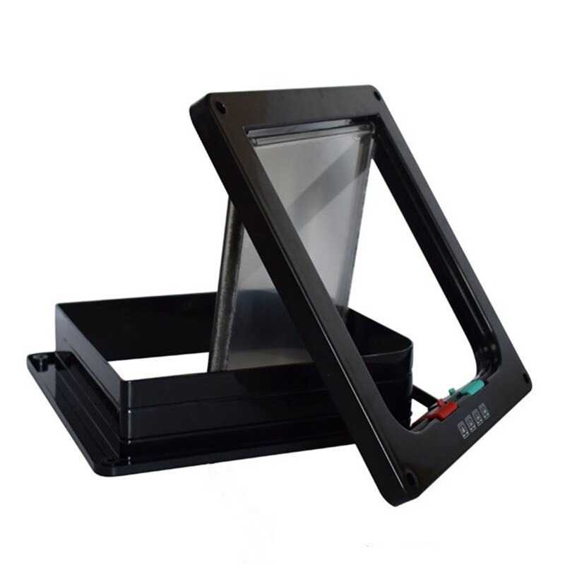 KOVELY Lubang Pintu Kucing Anjing Flap Door 4 Way Lock Size M