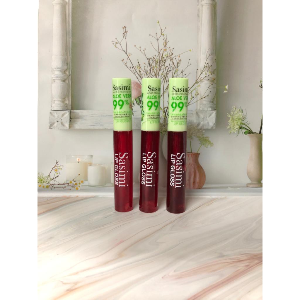 ( 24PCS ) LIPTINT ALOEVERA 99% SASIMI ORIGINAL &amp; MISS GIRL