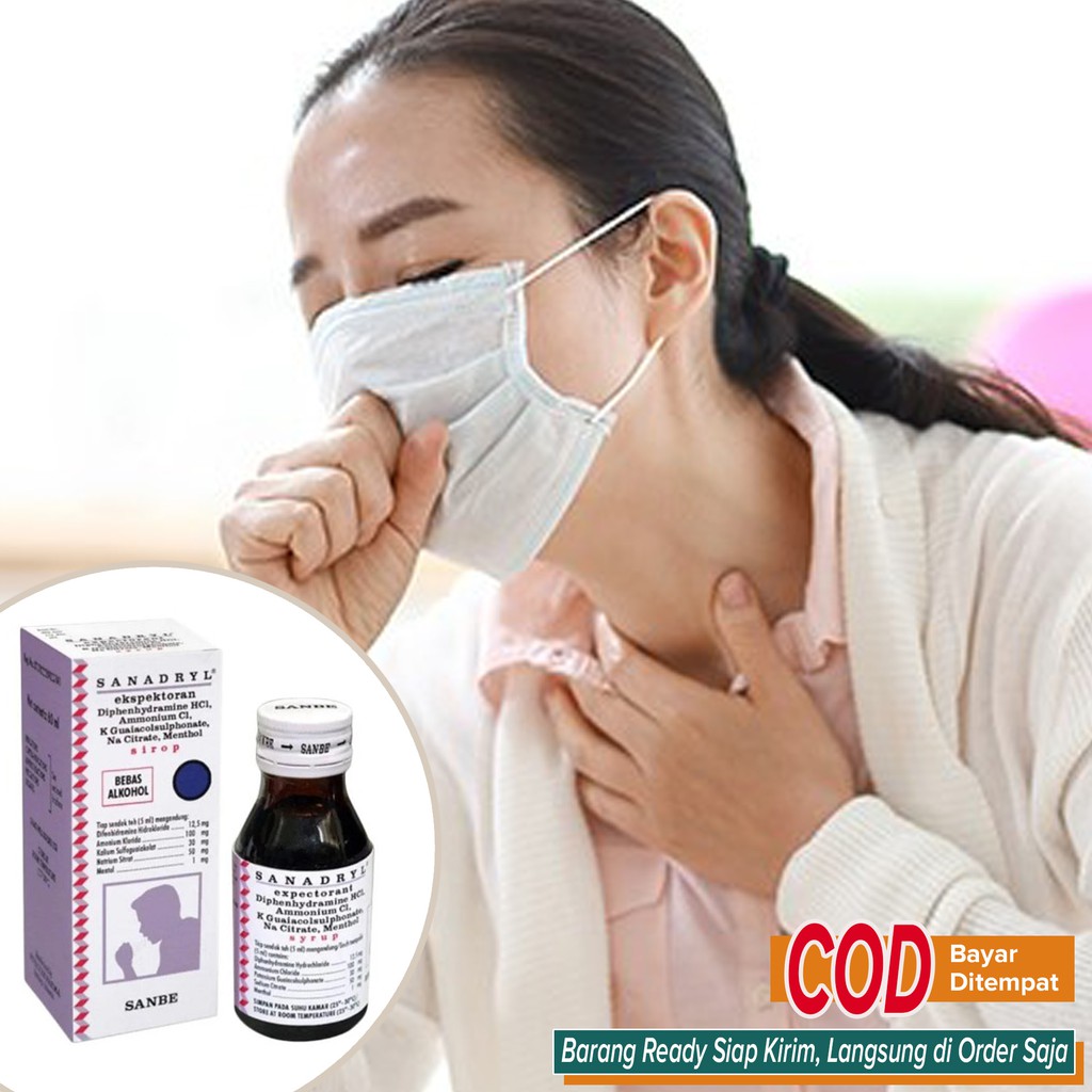 

Obat Batuk Berdahak Obat Batuk Pengencer Dahak Tenggorokan Gatal AMPUH ~ Sanadryl Sirup 60ml