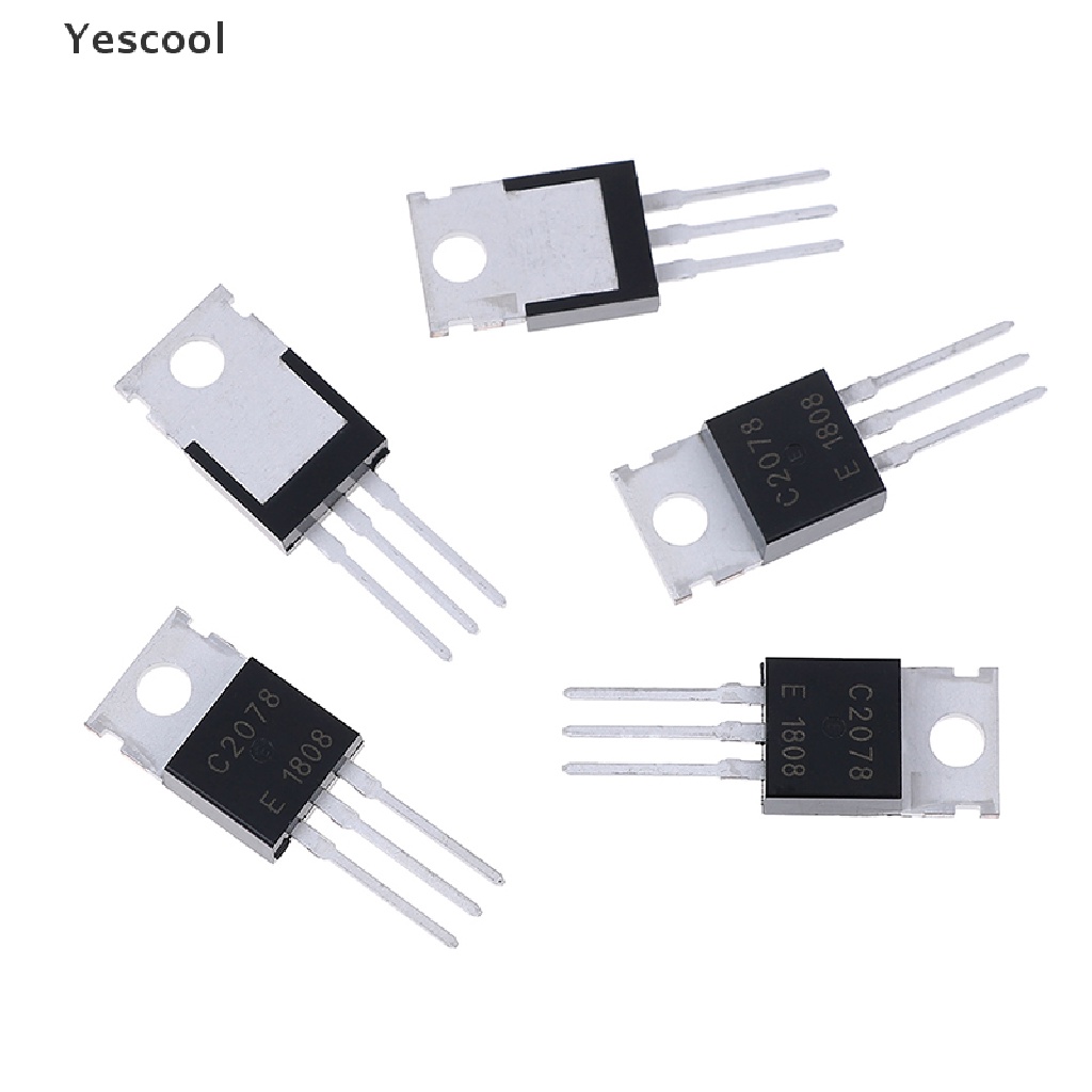 Yescool 5Pcs transistor RF / VHF / UHF TO-220 2SC2078 C2078