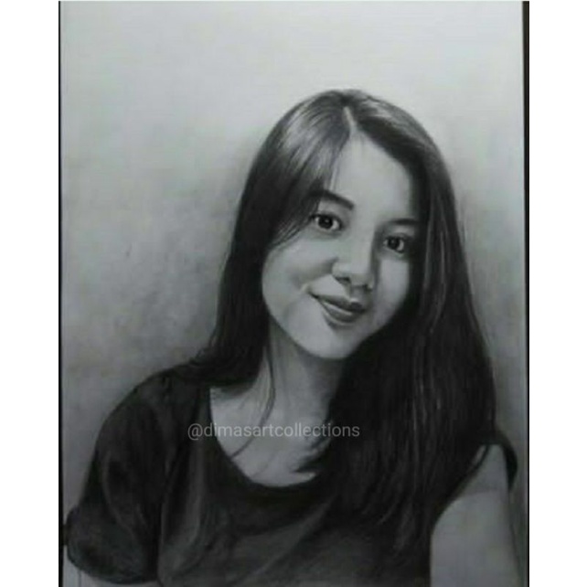 

Sketsa Wajah Pensil Hitam Putih, A4 (21x30cm)