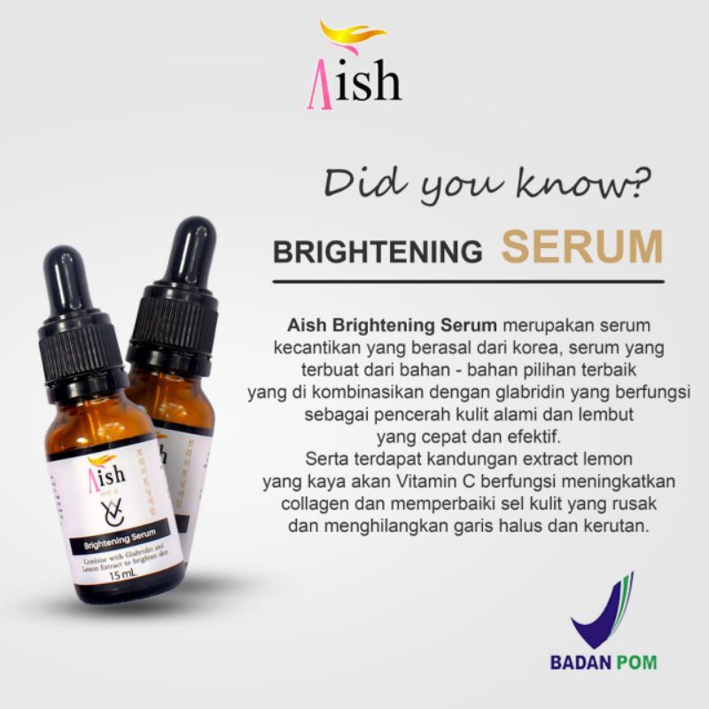 AISH SERUM KOREA 5 PCS ( BEBAS PILIH VARIANT SERTAKAN DICATATAN )