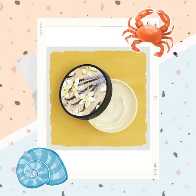 Jual The Body Shop Warm Vanilla Body Butter 200ml Shopee Indonesia