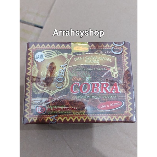Jamu Cobra gatal eksim serbuk
