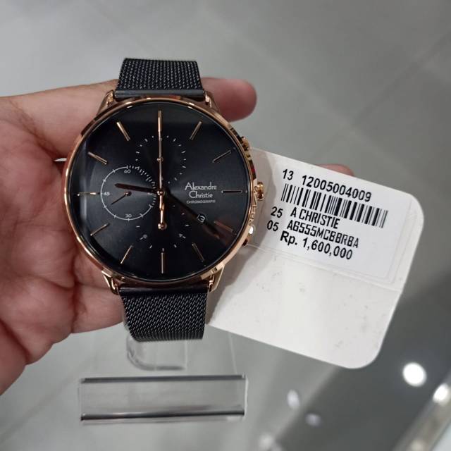 PROMO Alexandre Christie Jam Tangan Pria AC6555M