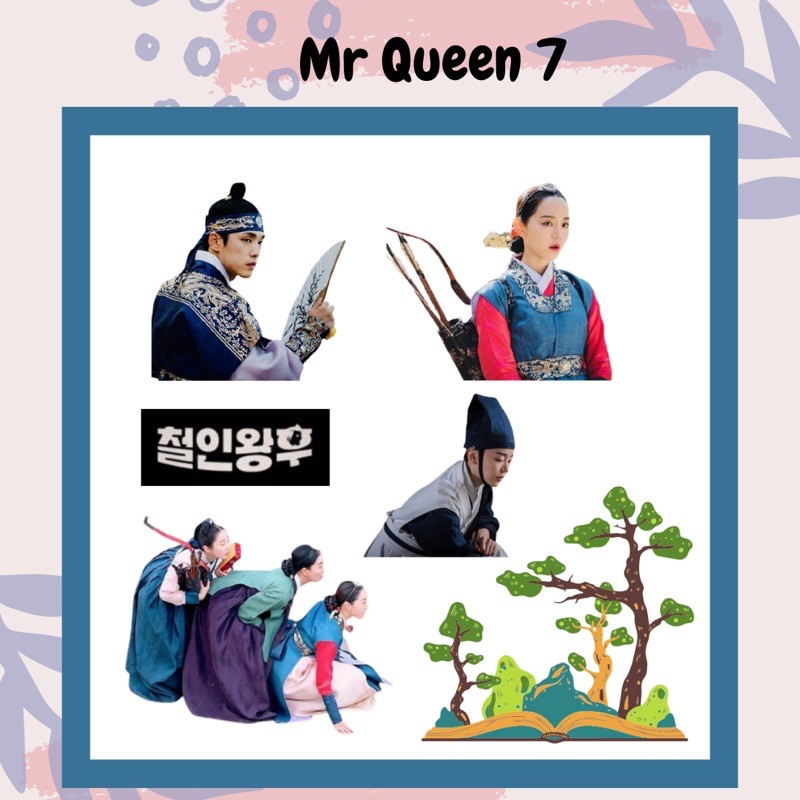 Sticker Drakor Drama Korea Mr Queen / No touch Princess Tumblr Aesthetic