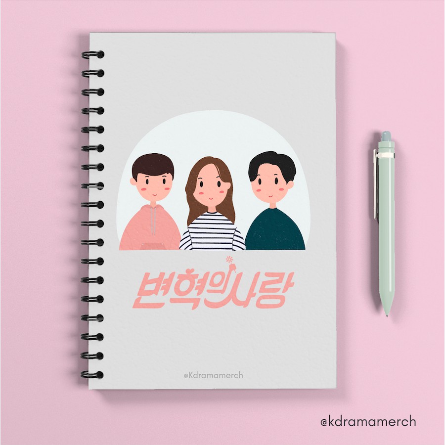 

REVOLUTIONARY LOVE NOTEBOOK SPIRAL DRAMA KOREA A5/ DRAMA KOREA / DRAKOR / JOURNAL / JURNAL SOFT COVE
