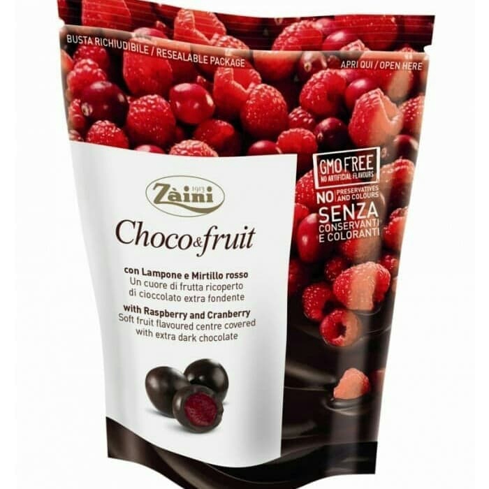 

Zaini Choco &Fruit Cranberry Raspberry Chocofruit Coklat Buah Bei