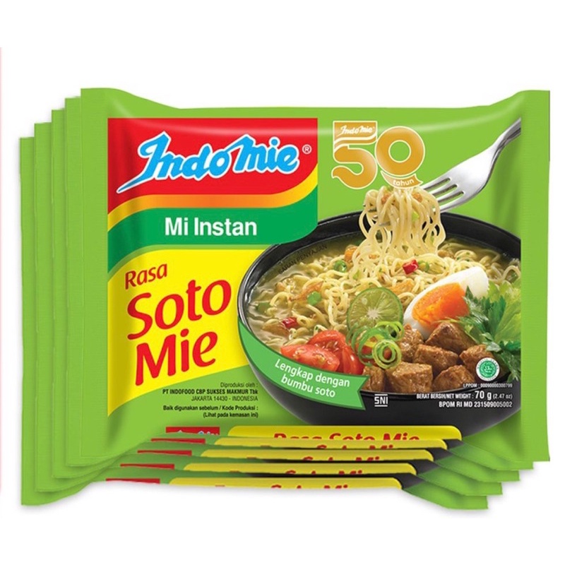 

Indomie kuah soto mie
