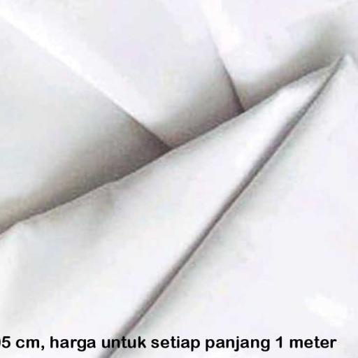 Bahan Membatik Kain Mori Putih Katun Primissima meteran