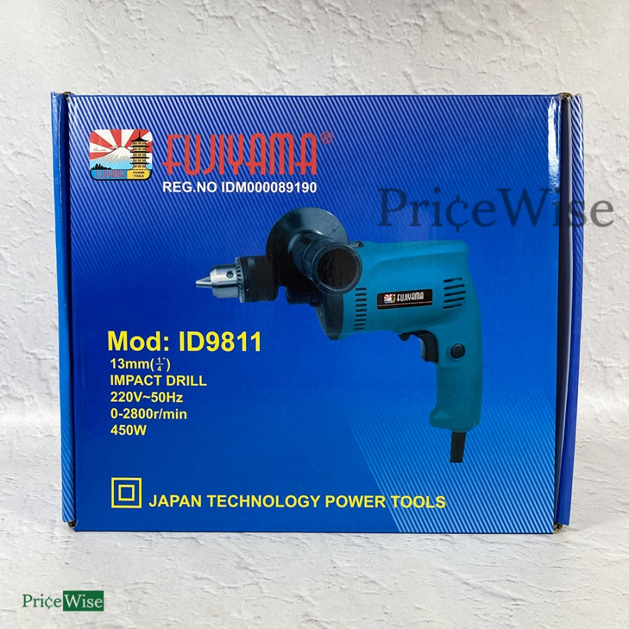 Mesin Bor Listrik 13mm Id9811  Fujiyama / Impact Drill Fujiyama