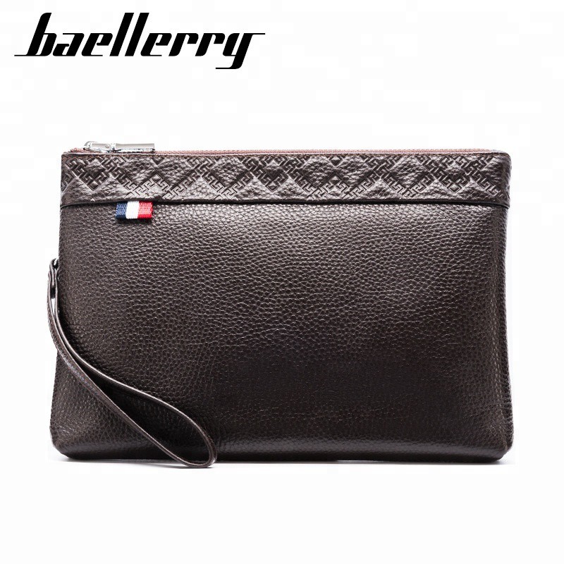 BAELLERRY 66082 Clutch Pria Dompet Tangan Kulit Asli Bahan Genuine Leather Premium WATCHKITE WKOS