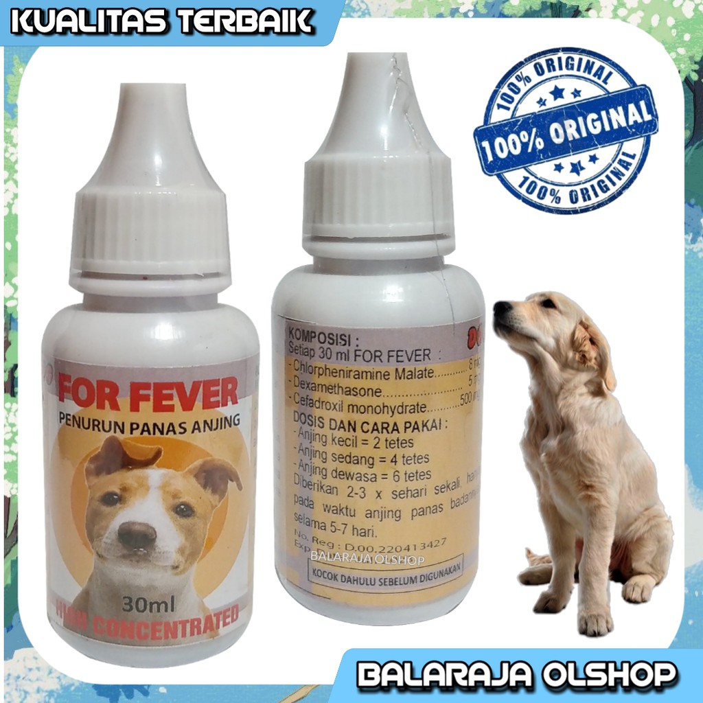 OBAT DEMAM ANJING PENURUN PANAS ANJING PUPPY - FOR FEVER