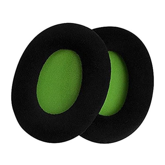 HyperX Velour Ear Cups (Black/Green)