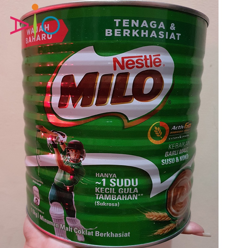 Milo Kaleng Malaysia Original 1,5kg / Millo Tin Singapore 1,5kg