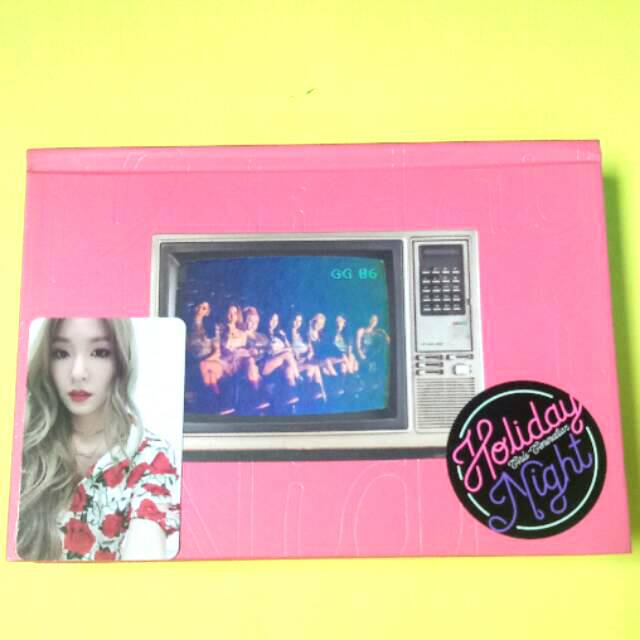 (BOOKED) Official SNSD Girls Generation Holiday Night album night ver with tiffany photocard