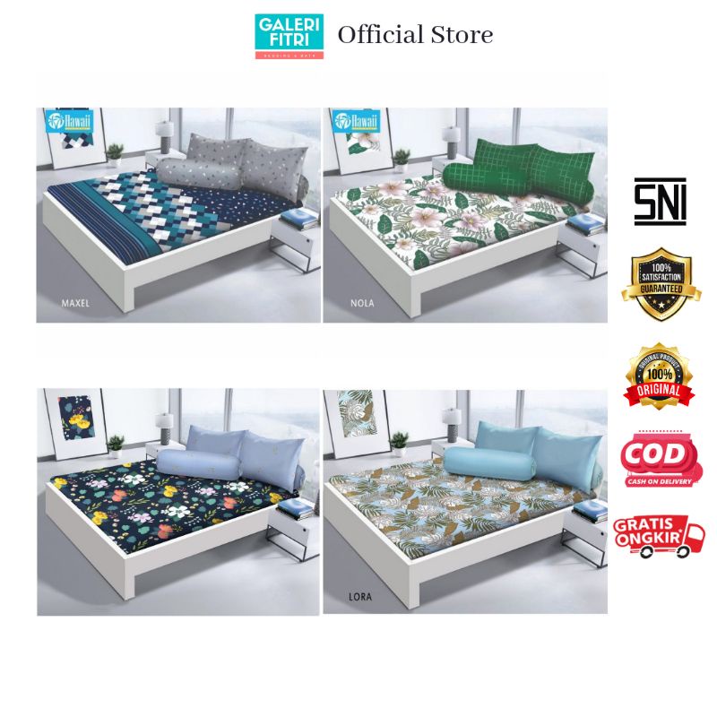 Sprei Hawaii 180 - Seprai Hawaii 180x200 - Sprei Hawaii - Seprai Hawaii - Sprei Kasur - Seprai kasur