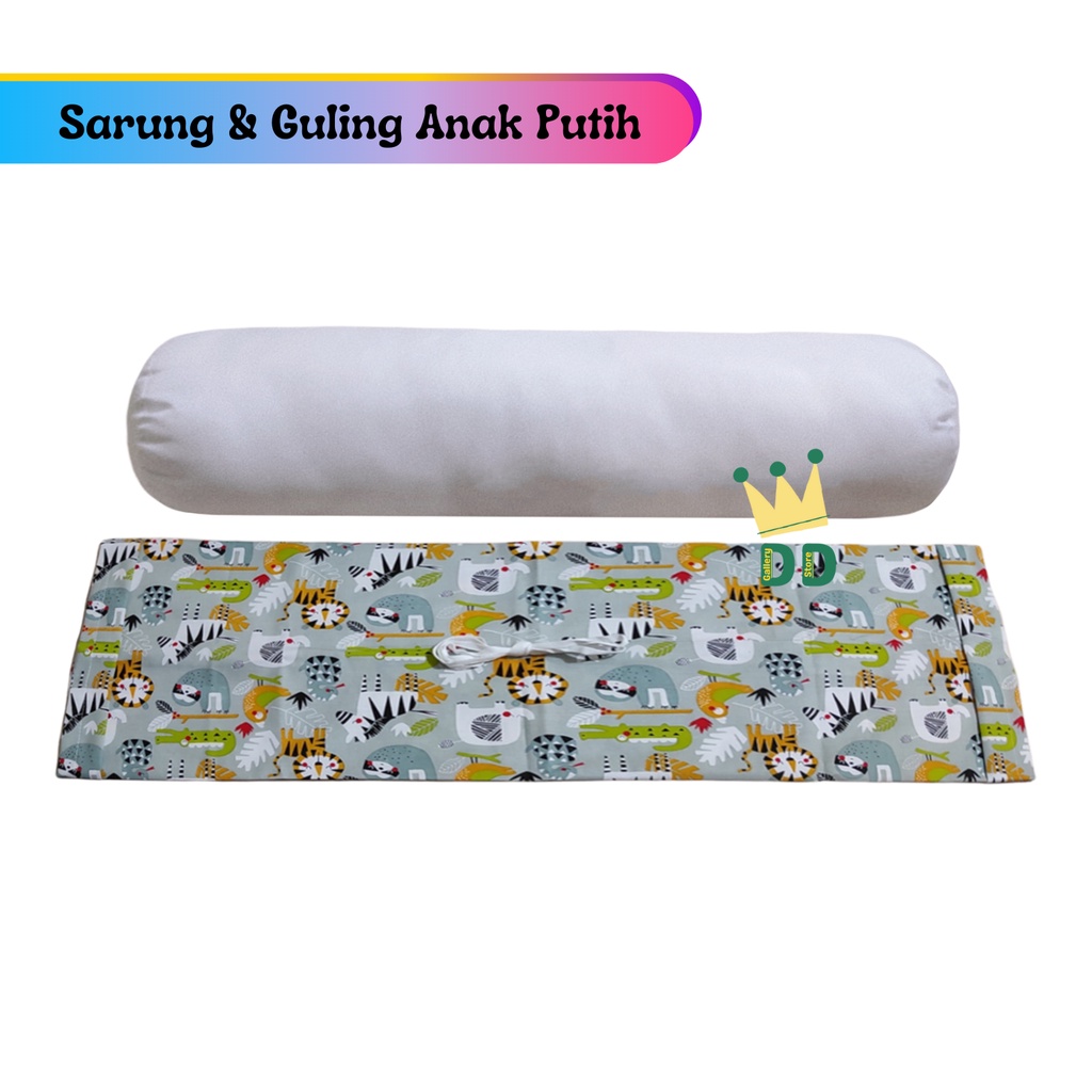 (SARUNG DAN GULING ANAK) Guling Anak Balita Dan Sarung Guling Anak - Guling Anak Empuk - Guling Anak