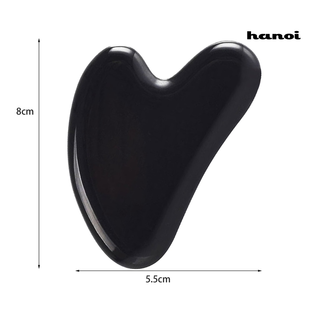 HQTM_Massage Roller Board Heart-Shaped Relax Muscle Prevent Wrinkle Face Massage Scraper Board for Adult