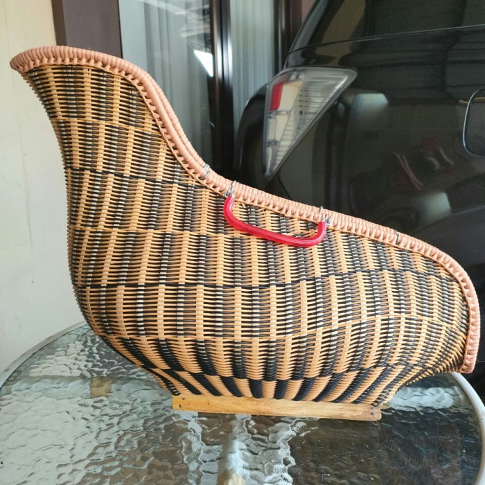 (BAYAR DI TEMPAT) Kisa ayam Perahu Fiber Kiso Tas Keranjang Ayam