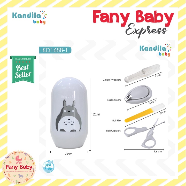 KANDILA NAIL CLIPPING SET / KD1688-1 ( RANDOM)