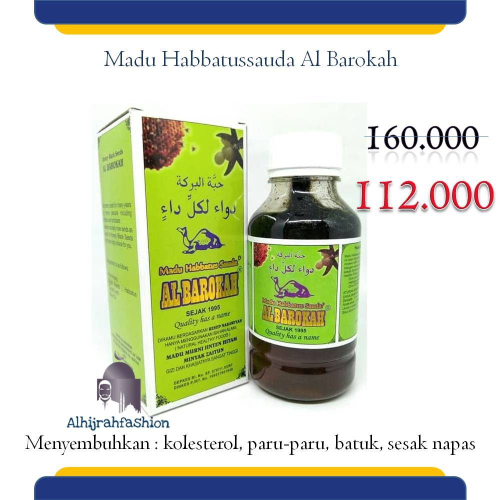 Madu Al Barokah ( Madu Habbatussauda Zaitun ) Madu Habbat