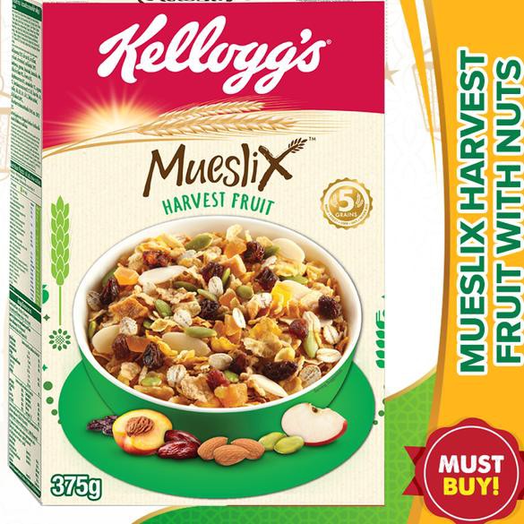 

[KODE PRODUK ] Kelloggs Mueslix Harvest Fruit 375 gr TERBARU!!!