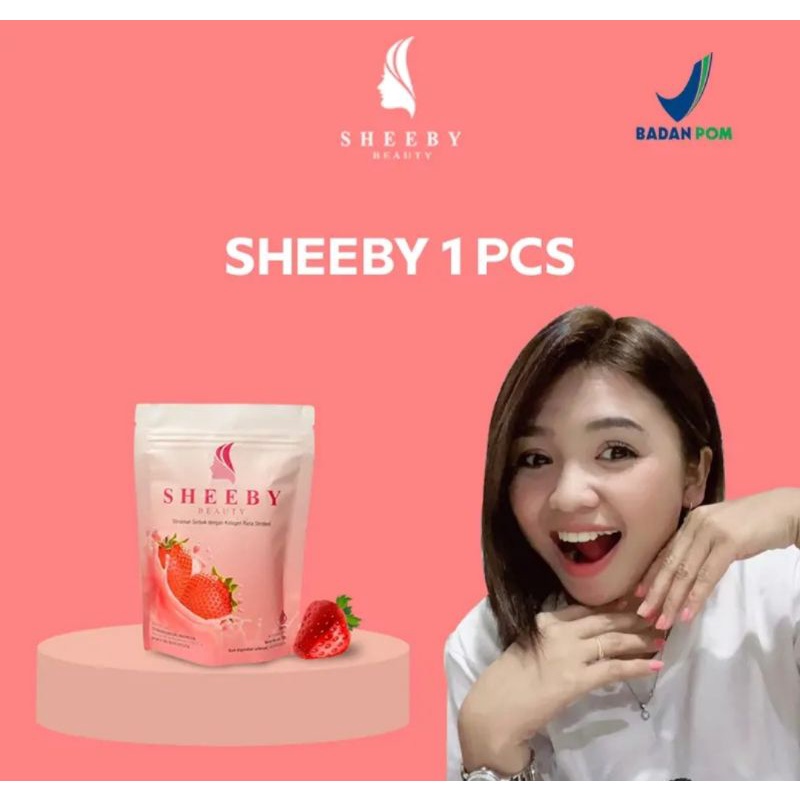 SHEEBY BEAUTY COLLAGEN DRINK NEW PACKAGING / SHEBBY MINUMAN KOLAGEN PEMUTIH BADAN / COLLAGEN SHEEBY / KOLAGEN PEMUTIH SHEEBY BEAUTY