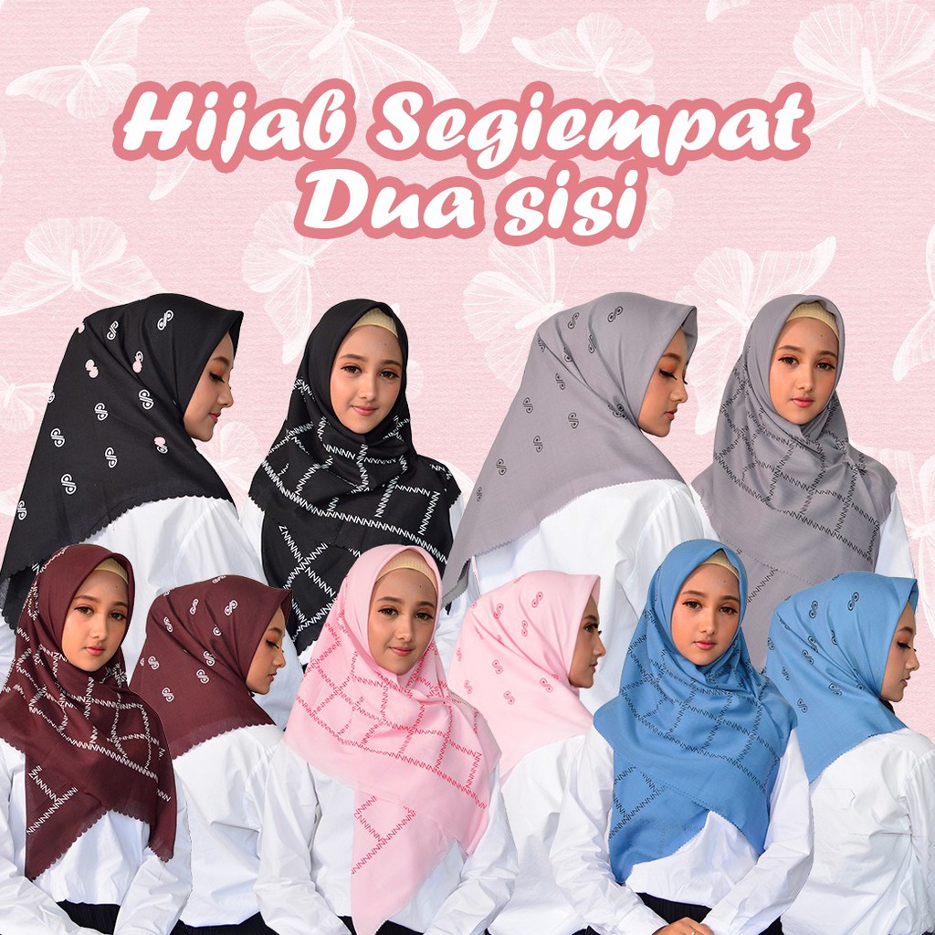 Jilbab NN Motif Premium Square Lasercut , Hijab Segi empat,Hijab Lasercut Motif ,Grosir Murah