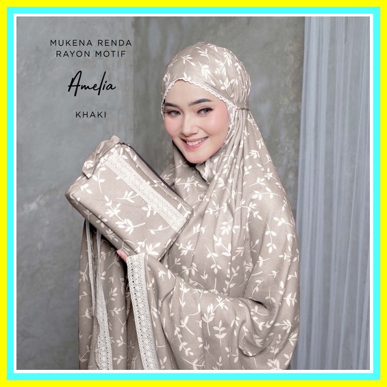 Mukena Dewasa Adara Katun Rayon Jumbo Renda Mukena Bali Tasik - Mukena Renda Rayon Dewasa Motif Amel