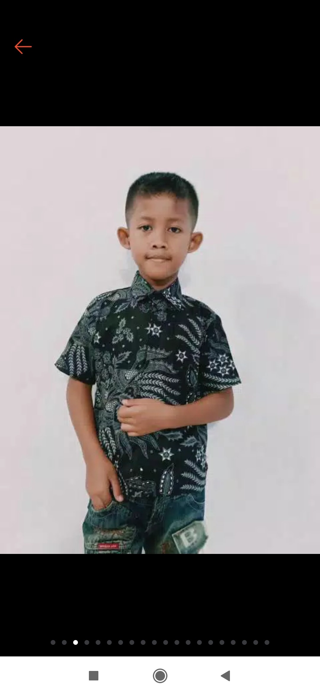 Baju Anak Batik Anak Seragam