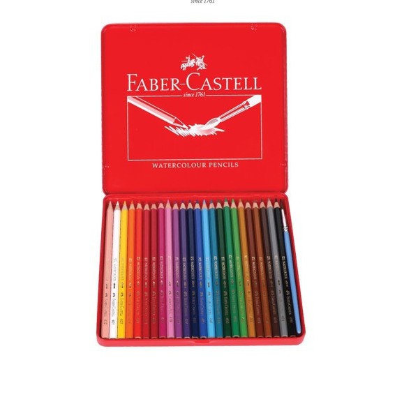 Faber Castell Watercolour Set 12/24/36 Tin Case