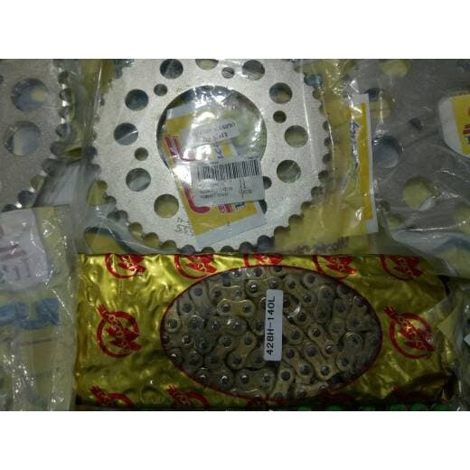 gear sss vixion, cb 150 r, cbr 150, mega pro. 428 sss gear set