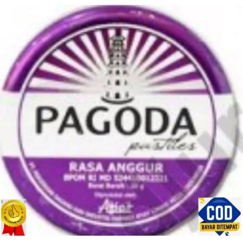 

Permen pagoda pastilees 20grm,rasaanggur