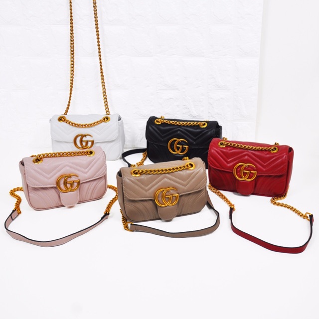 TAS GUCCI MARMONT FLAP SMALL wanita