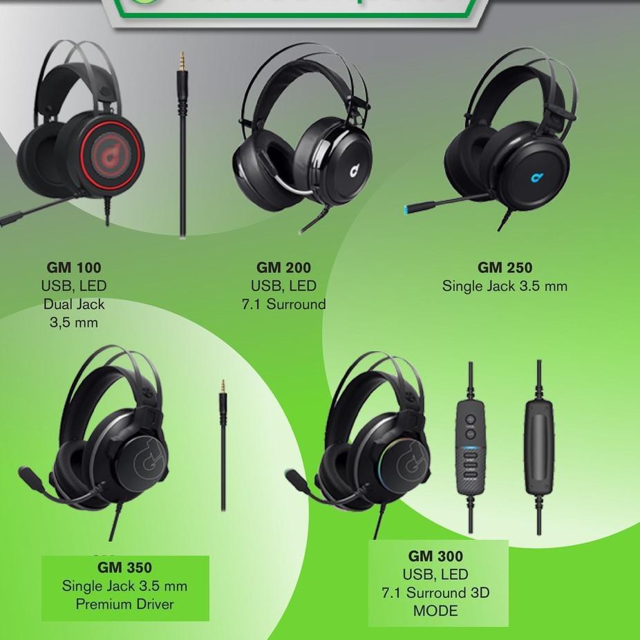 R_4 dbE Gaming Headset - GM100 / GM150 / GM180 / GM200 ...