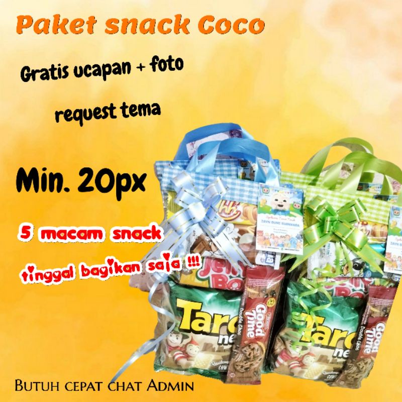 Bingkisan Ultah anak || Paket snack Murah