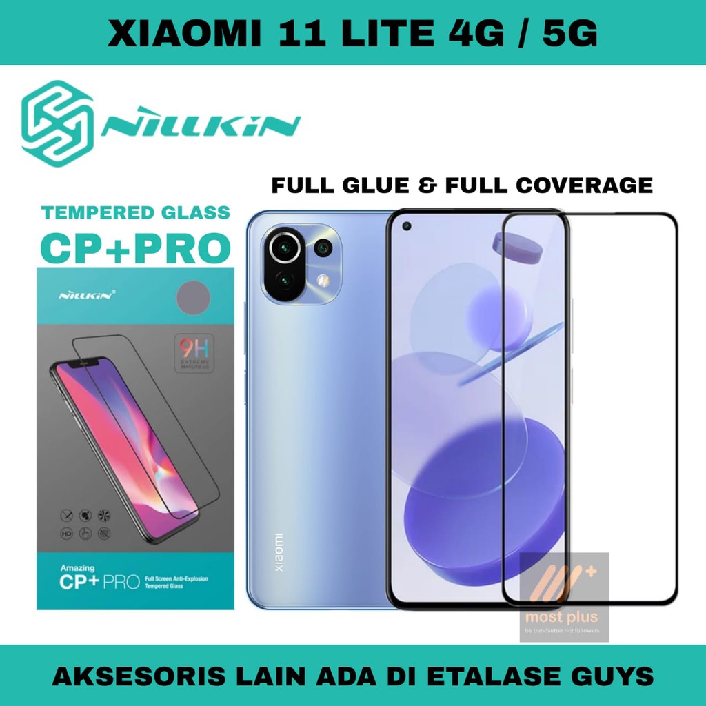 TEMPERED GLASS NILLKIN CP+PRO XIAOMI MI 11 LITE - xiaomi 11 lite
