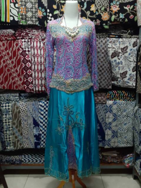 stelan kebaya brokat payet