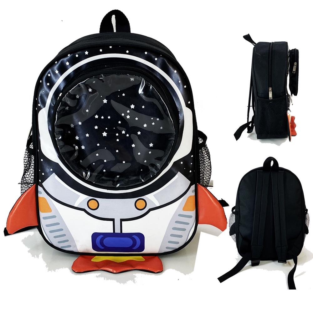 PREMIUM !! Tas Astronot Dinosaurus Dino Karakter Anak Tas Sekolah Anak Tas Ransel Tas Punggung Anti Air