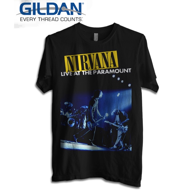 Kaos Nirvana " Live At Paramount " NEW STATES APPAREL Tshirt