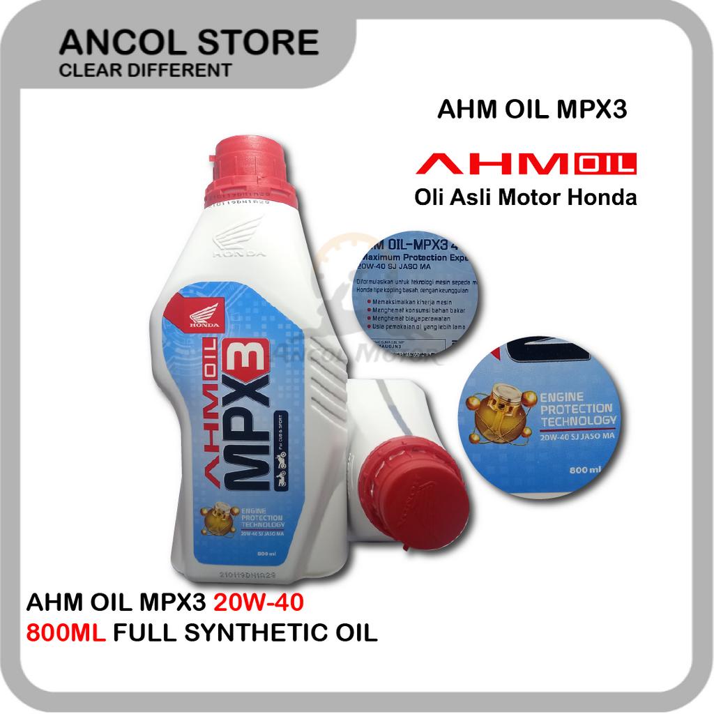 MPX3 Oli Motor Bebek MPX 3 4T AHM Honda Original 800ml