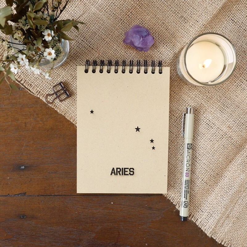 

Otterspace Studio | [PO] Aries - Zodiac Signs Constellations Ring Notebook / Astrology / Horoscope / Rasi Bintang Zodiak