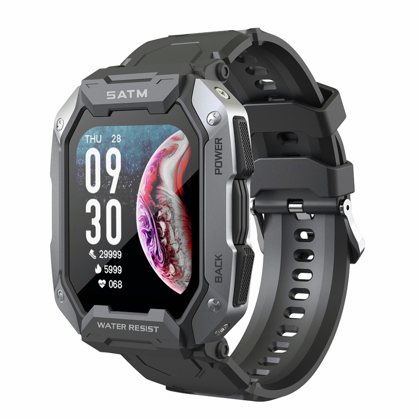 2022 Hot Sale C20 Asli Jam Tangan Olahraga Layar Penuh Tahan Air Jam Tangan Pintar Android iOS Jam T