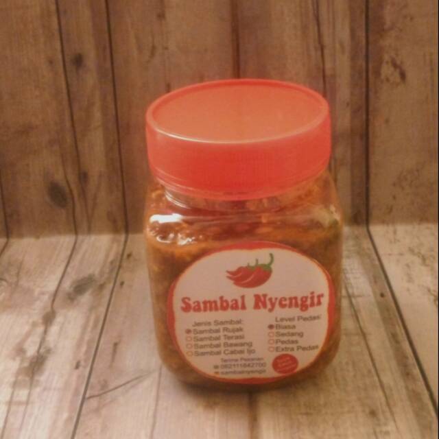 

Sambal nyengir sambal rujak