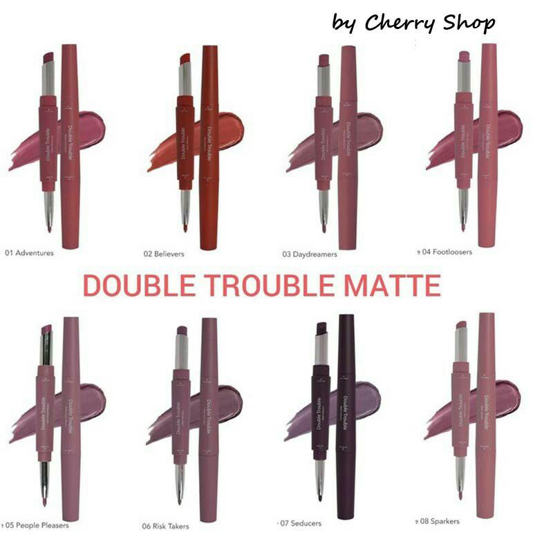 Madame gie double trouble lipcream and matte
