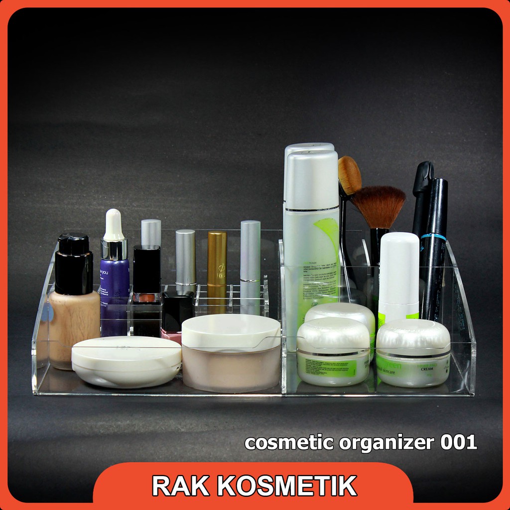  Rak  Kosmetik  Rak  Make Up Acrylic Makeup Organizer 001 