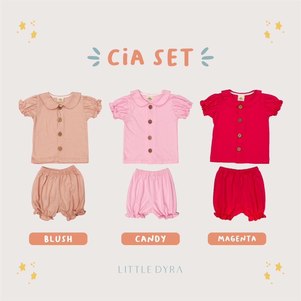 LITTLEDYRA CIA SET BAJU BAYI BAJU ANAK SETELAN ANAK PEREMPUAN 0-3 TAHUN